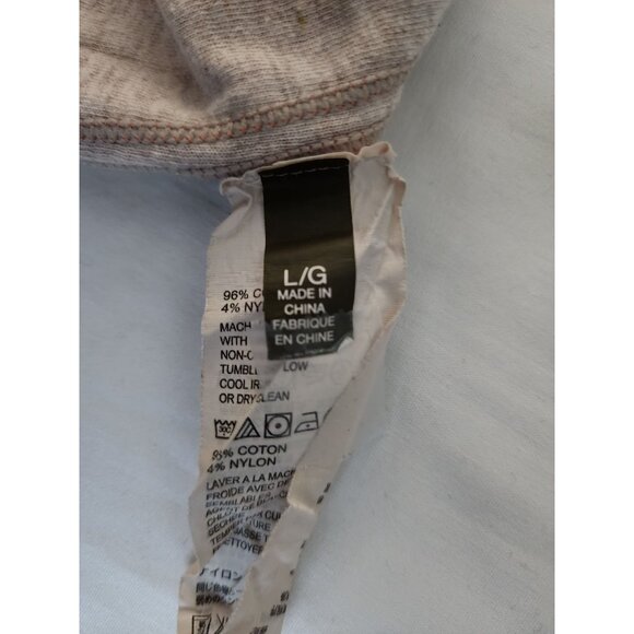 Tommy Bahama Women's Light Orange 1/4 Zip Mock Neck Raglan Sleeve Sweatshirt L/G - Picture 4 of 10